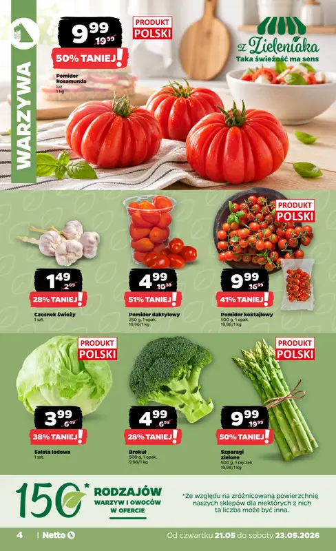 Netto - gazetka promocyjna Gazetka Spożywcza od czwartku 21.05 do soboty 23.05 - strona 4