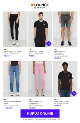 Lounge by Zalando - gazetka promocyjna Do -73% Lee od wtorku 19.05 do piątku 22.05 - strona 5