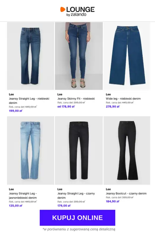 Lounge by Zalando - gazetka promocyjna Do -73% Lee od wtorku 19.05 do piątku 22.05 - strona 8