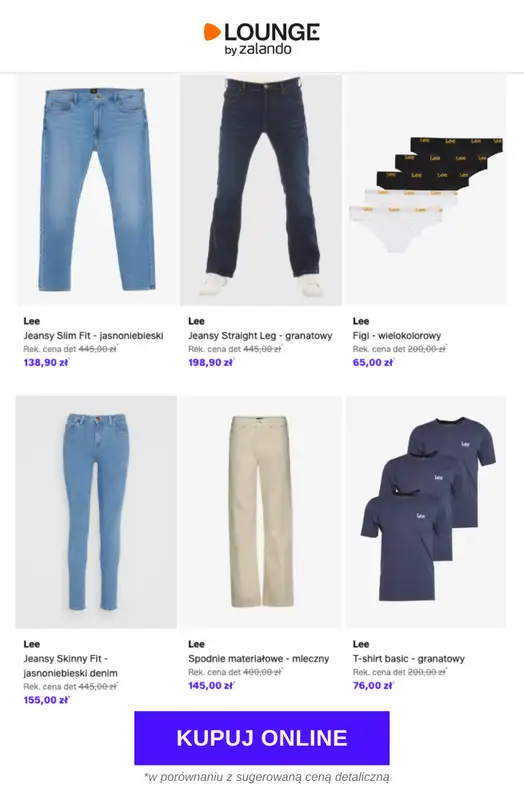 Lounge by Zalando - gazetka promocyjna Do -73% Lee od wtorku 19.05 do piątku 22.05 - strona 3