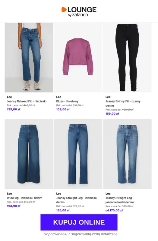 Lounge by Zalando - gazetka promocyjna Do -73% Lee od wtorku 19.05 do piątku 22.05 - strona 4