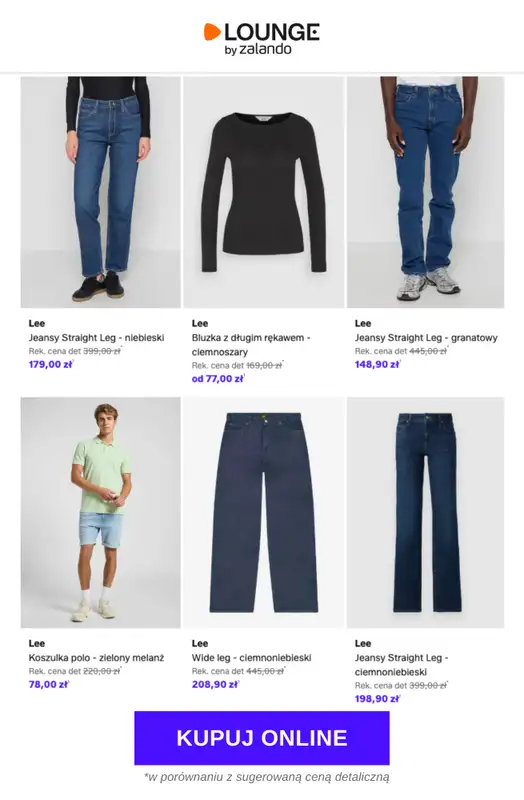 Lounge by Zalando - gazetka promocyjna Do -73% Lee od wtorku 19.05 do piątku 22.05 - strona 7