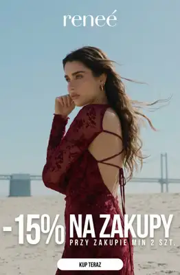 Renee - gazetka promocyjna -15% przy zakupie min. 2 produktów od wtorku 19.05 do czwartku 21.05