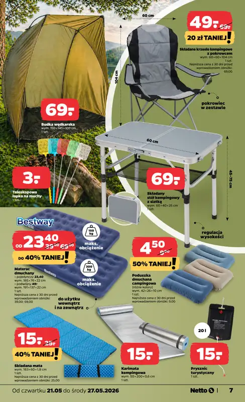 Netto - gazetka promocyjna Inspiracje tygodnia Dzień Dziecka  do środy 27.05 - strona 7