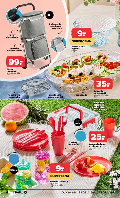 Netto - gazetka promocyjna Inspiracje tygodnia Dzień Dziecka  do środy 27.05 - strona 4