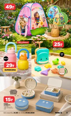 Netto - gazetka promocyjna Inspiracje tygodnia Dzień Dziecka  do środy 27.05 - strona 3