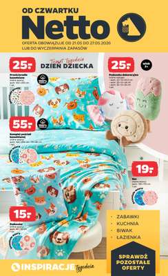 Netto - gazetka promocyjna Inspiracje tygodnia Dzień Dziecka  do środy 27.05