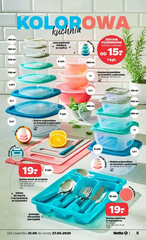 Netto - gazetka promocyjna Inspiracje tygodnia Dzień Dziecka  do środy 27.05 - strona 5