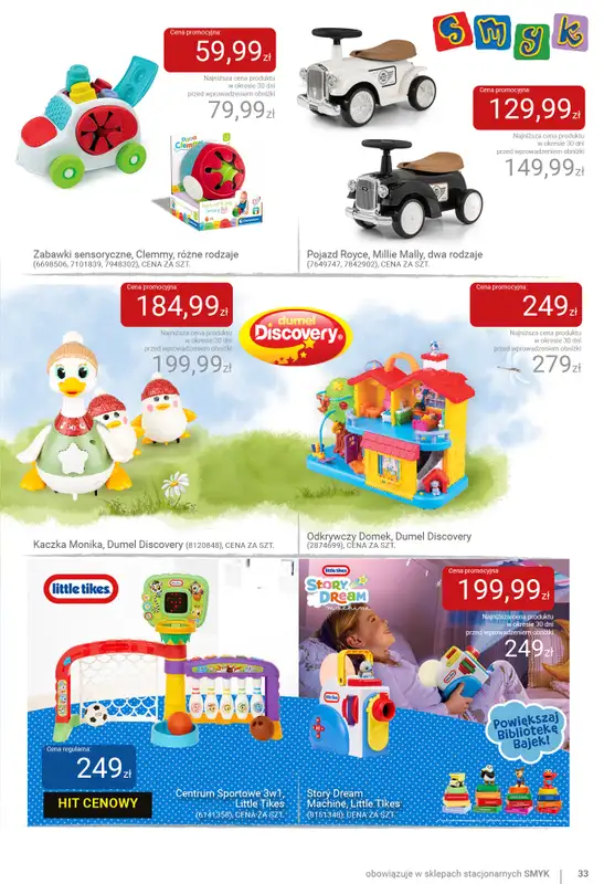 Smyk - gazetka promocyjna Dzień Dziecka - katalog od wtorku 19.05 do poniedziałku 01.06 - strona 33