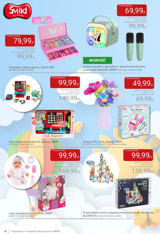 Smyk - gazetka promocyjna Dzień Dziecka - katalog od wtorku 19.05 do poniedziałku 01.06 - strona 38