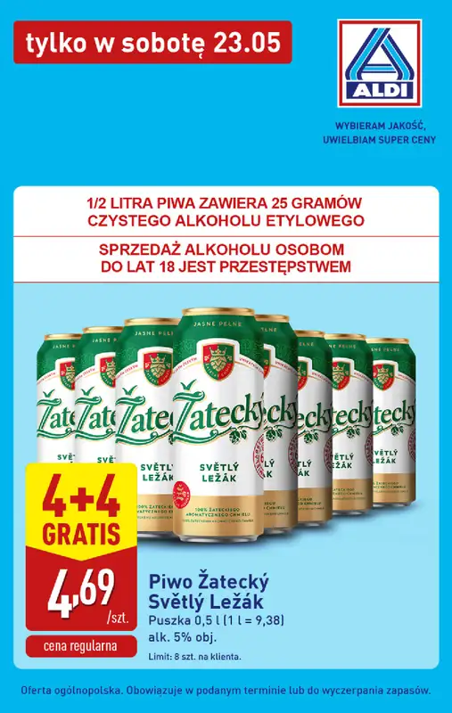 Aldi - gazetka promocyjna Najlepsze oferty na sobotę w Aldi! od soboty 23.05 do soboty 23.05 - strona 5