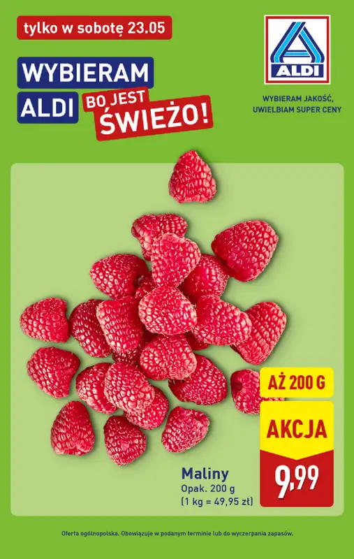 Aldi - gazetka promocyjna Najlepsze oferty na sobotę w Aldi! od soboty 23.05 do soboty 23.05 - strona 4