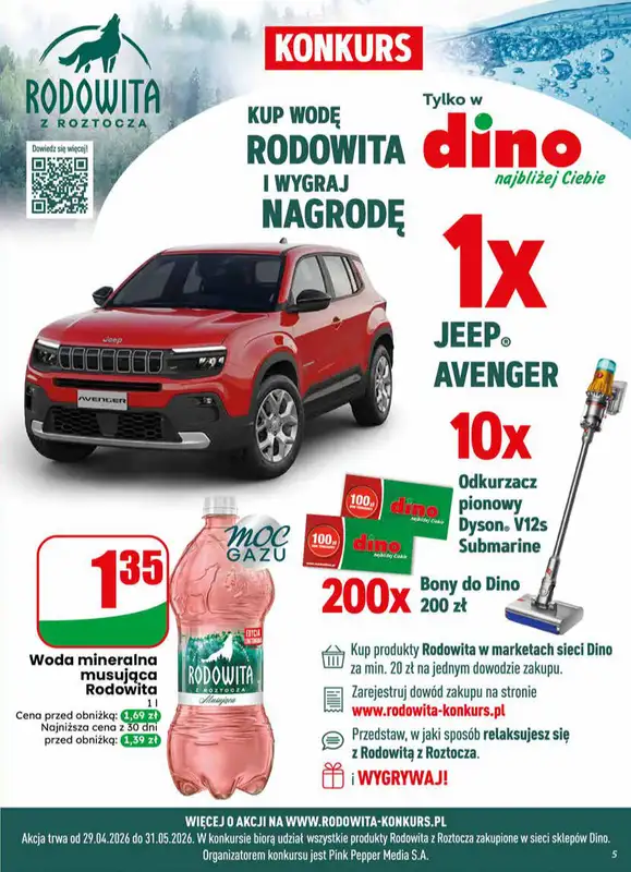 Dino - gazetka promocyjna Gazetka 21 / 2026 od środy 20.05 do wtorku 26.05 - strona 5