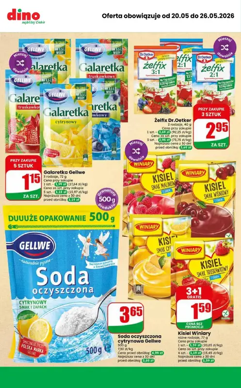 Dino - gazetka promocyjna MEGA promocje! od środy 20.05 do wtorku 26.05 - strona 6
