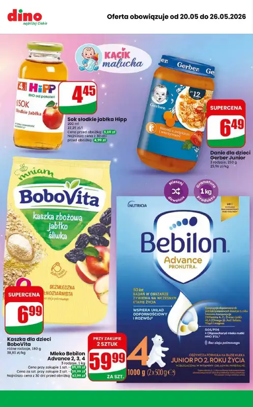 Dino - gazetka promocyjna MEGA promocje! od środy 20.05 do wtorku 26.05 - strona 10