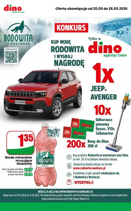 Dino - gazetka promocyjna MEGA promocje! od środy 20.05 do wtorku 26.05 - strona 7
