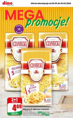 Dino - gazetka promocyjna MEGA promocje! od środy 20.05 do wtorku 26.05