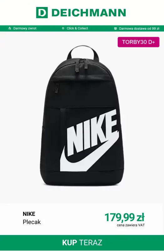 Deichmann - gazetka promocyjna Torby i plecaki -20% | Deichmann PLUS -30% od wtorku 19.05 do niedzieli 31.05 - strona 11