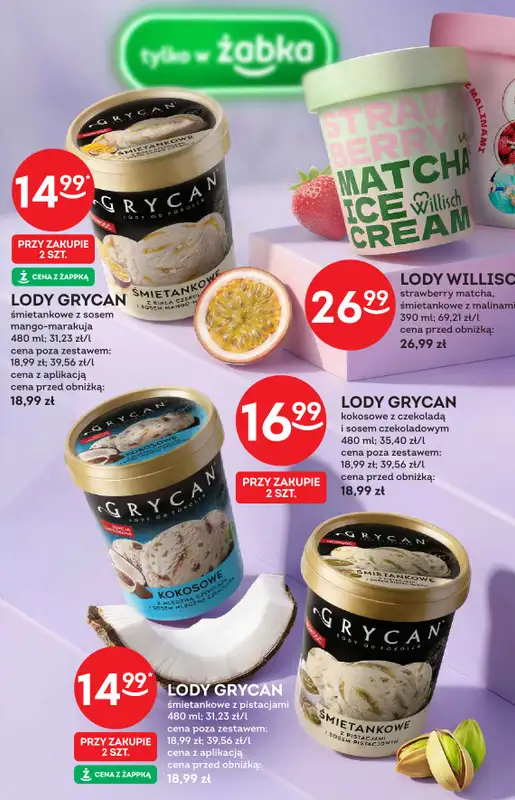Żabka - gazetka promocyjna Katalog lodowy od środy 20.05 do wtorku 02.06 - strona 16