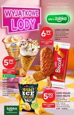 Żabka - gazetka promocyjna Katalog lodowy od środy 20.05 do wtorku 02.06