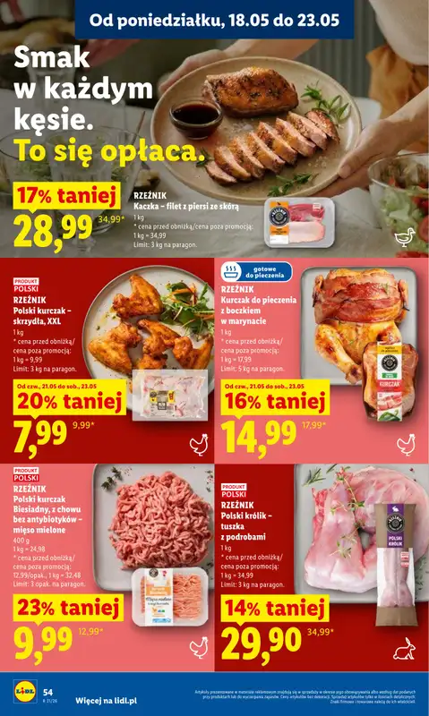 Lidl - gazetka promocyjna Oferta od czwartku od czwartku 21.05 do soboty 23.05 - strona 56