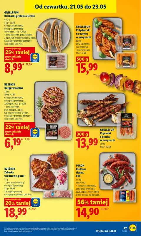 Lidl - gazetka promocyjna Oferta od czwartku od czwartku 21.05 do soboty 23.05 - strona 49