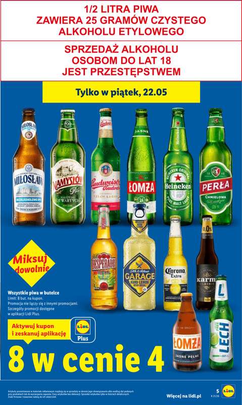 Lidl - gazetka promocyjna Oferta od czwartku od czwartku 21.05 do soboty 23.05 - strona 5