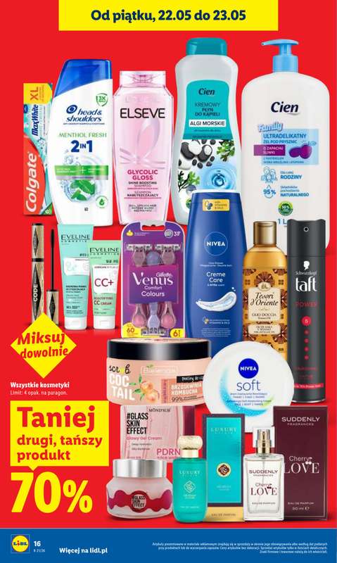 Lidl - gazetka promocyjna Oferta od czwartku od czwartku 21.05 do soboty 23.05 - strona 16