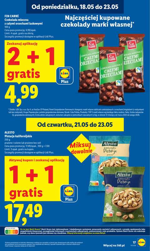 Lidl - gazetka promocyjna Oferta od czwartku od czwartku 21.05 do soboty 23.05 - strona 17
