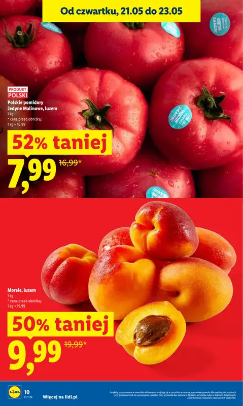 Lidl - gazetka promocyjna Oferta od czwartku od czwartku 21.05 do soboty 23.05 - strona 10