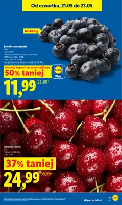 Lidl - gazetka promocyjna Oferta od czwartku od czwartku 21.05 do soboty 23.05 - strona 11