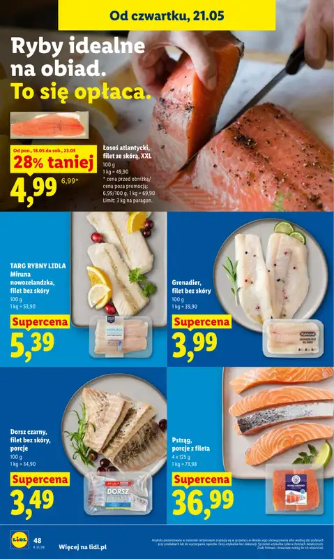 Lidl - gazetka promocyjna Oferta od czwartku od czwartku 21.05 do soboty 23.05 - strona 50