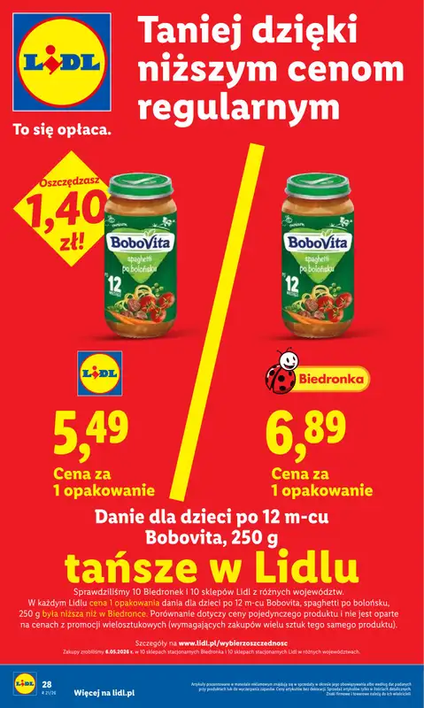Lidl - gazetka promocyjna Oferta od czwartku od czwartku 21.05 do soboty 23.05 - strona 28