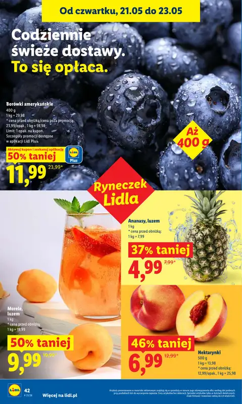 Lidl - gazetka promocyjna Oferta od czwartku od czwartku 21.05 do soboty 23.05 - strona 42