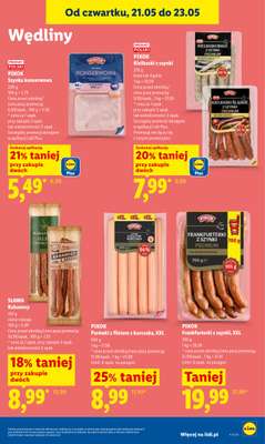 Lidl - gazetka promocyjna Oferta od czwartku od czwartku 21.05 do soboty 23.05 - strona 59
