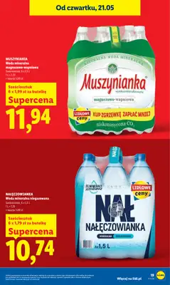 Lidl - gazetka promocyjna Oferta od czwartku od czwartku 21.05 do soboty 23.05 - strona 19
