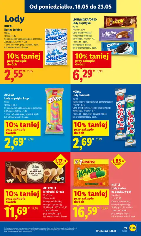 Lidl - gazetka promocyjna Oferta od czwartku od czwartku 21.05 do soboty 23.05 - strona 69