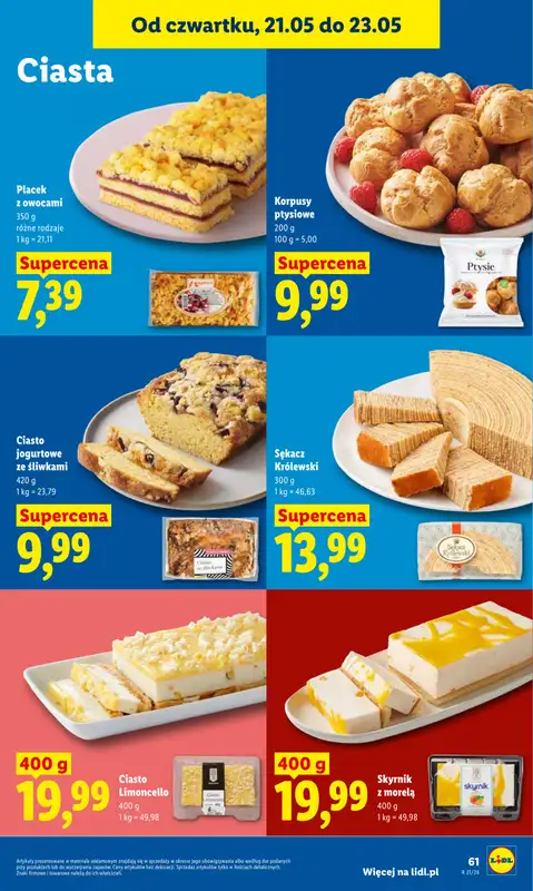 Lidl - gazetka promocyjna Oferta od czwartku od czwartku 21.05 do soboty 23.05 - strona 67