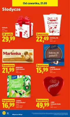 Lidl - gazetka promocyjna Oferta od czwartku od czwartku 21.05 do soboty 23.05 - strona 62
