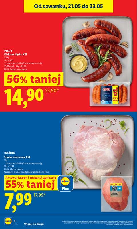 Lidl - gazetka promocyjna Oferta od czwartku od czwartku 21.05 do soboty 23.05 - strona 8
