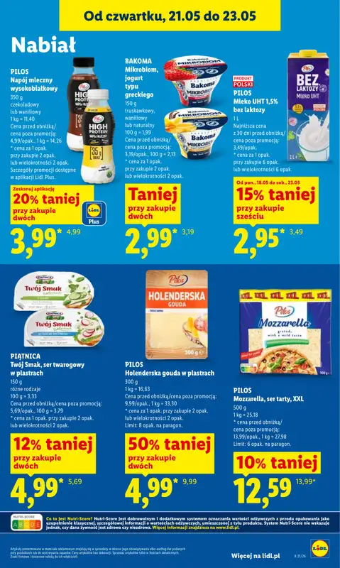 Lidl - gazetka promocyjna Oferta od czwartku od czwartku 21.05 do soboty 23.05 - strona 61