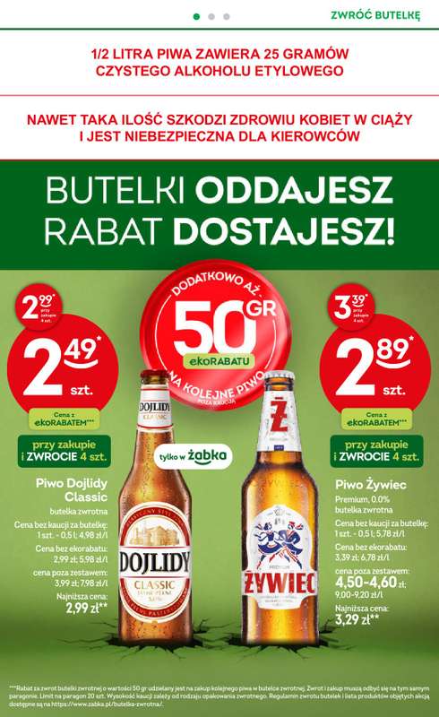 Żabka - gazetka promocyjna Gazetka od środy 20.05 do wtorku 02.06 - strona 50