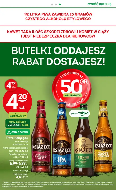 Żabka - gazetka promocyjna Gazetka od środy 20.05 do wtorku 02.06 - strona 52