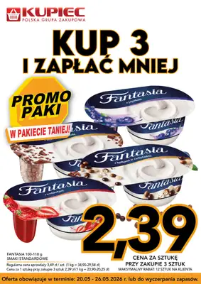 Kupiec - gazetka promocyjna Promopaki od środy 20.05 do wtorku 26.05 - strona 3