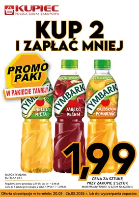 Kupiec - gazetka promocyjna Promopaki od środy 20.05 do wtorku 26.05 - strona 12