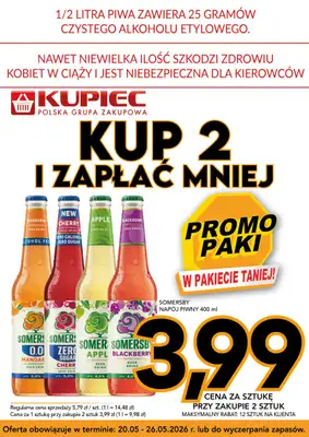Kupiec - gazetka promocyjna Promopaki od środy 20.05 do wtorku 26.05 - strona 10