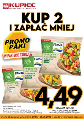 Kupiec - gazetka promocyjna Promopaki od środy 20.05 do wtorku 26.05 - strona 4