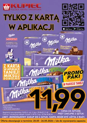Kupiec - gazetka promocyjna Promopaki od środy 20.05 do wtorku 26.05 - strona 14