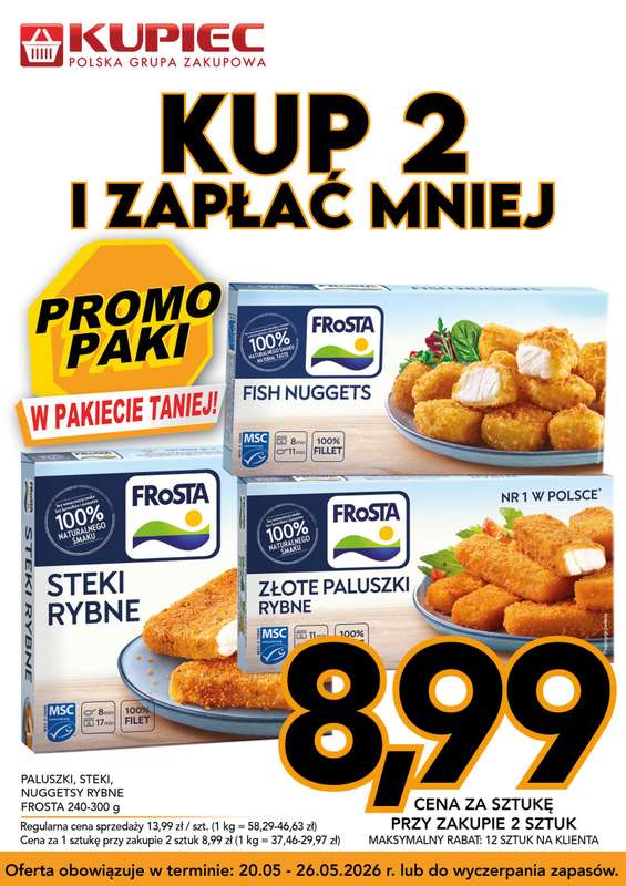 Kupiec - gazetka promocyjna Promopaki od środy 20.05 do wtorku 26.05 - strona 5