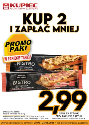 Kupiec - gazetka promocyjna Promopaki od środy 20.05 do wtorku 26.05 - strona 8